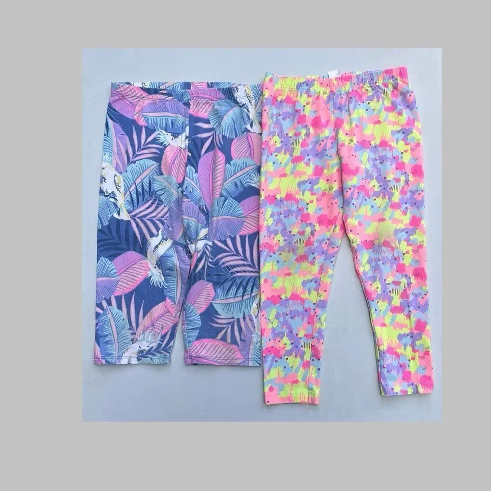 Carters Girl Set of 2 leggings Capri size 10-12